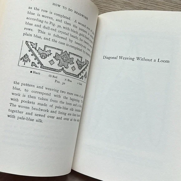 Vintage How To Do Bead Work by Mary White Softcover Reprint of 1904 Book - Picture 10 of 11